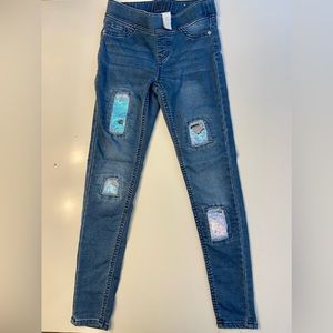 Justice slim fit mid rise leggings